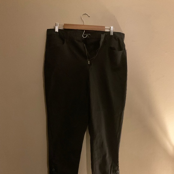 Size 16 Wide Elliott& Vine Black pants - Picture 2 of 4